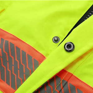 Professional Hi Vis Reflective Men's Work <b>Jacket</b> Waterproof and Windproof Industrial Safety <b>Jacket</b> with Custom Logo - Product Image 4