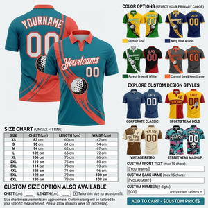 Chemises de golf pour hommes/femmes de haute qualité avec logo personnalisé OEM, polos de golf sublimés, t-shirt de sport à manches courtes - Product Image 5