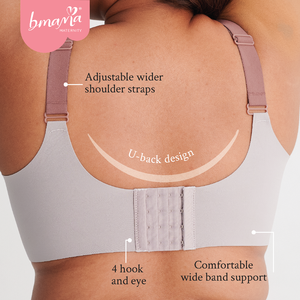 Hot Sale Everyday Plus Size Push up Stretch Full Coverage Gathering Thin Wire Free Breathable <b>Nursing</b> Bra Underwear Women - Product Image 4