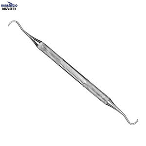 Escalador Manual H6-H7 con Ligera Angulación, Instrumentos Dentales con Certificación CE, Clase I, Color Plateado - Product Image 1