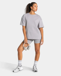 T-shirt de détente pour femme, coupe ajustée, ultra doux, à porter tous les jours, vêtement confortable, 100% coton jersey, élasthanne, imprimé personnalisable - Product Image 3