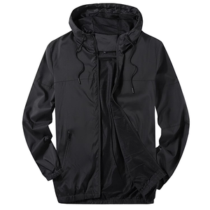 High Quality Customized Casual Hooded Coated Men's <b>Waterproof</b> Windbreaker <b>Jacket</b> Breathable Windproof Nylon Outdoor Hiking - Product Image 5