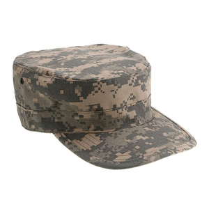 Casquette de patrouille unisexe en coton à motif écossais, réglable, respirante, à calotte plate et visière - Product Image 5