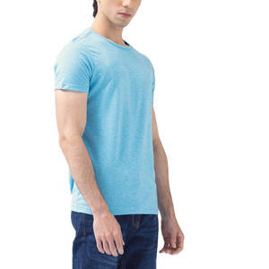 ผู้ผลิตเสื้อ OEM แบบกำหนดเอง ผ้าฝ้าย 100% คอปกสองสี เสื้อยืดแขนสั้นผู้ชาย คอกลม ทรงปกติ ระบายอากาศได้ดี แห้งเร็ว - Product Image 5