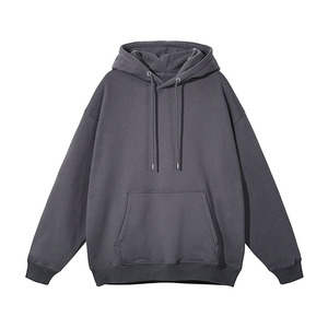 Sweat-shirt à capuche unisexe surdimensionné en molleton doux, mélange de coton, manches longues, décontracté, avec poche kangourou pour homme - Product Image 2