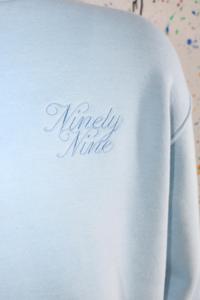 Sweat-shirt à col montant 100% coton avec broderie appliquée, col large, URBAN PRODUCTIONS - Product Image 5