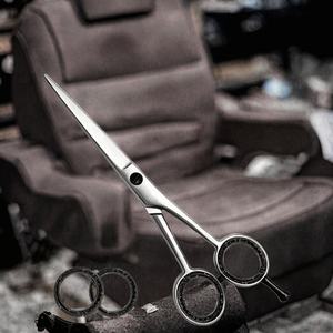 High Quality Professional Right-Handed Hair Cutting Scissors 4Cr13 Stainless Steel <b>Barber</b> Shears 30 Teeth Sharp <b>Blade</b> Adjustable - Product Image 4