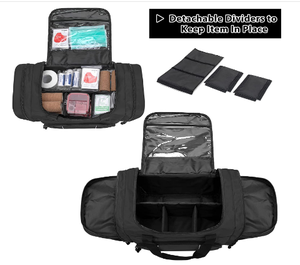 Maletín Médico de Alto Rendimiento, Bolsa Médica Resistente de Oxford con Panel de Instrumentos Plegable para el Cuidado de la Salud - Product Image 2