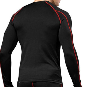 Chemises de compression en tissu sergé tricoté, anti-rides, légères, écologiques, pour un confort optimal et des performances sportives quotidiennes - Product Image 3