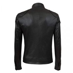 Chaqueta de Motocicleta de Cuero Unisex de Manga Larga, Negra, Resistente al Viento, Anti UV, Transpirable, de Secado Rápido, con Impresión Personalizada, para Todas las Actividades de Carreras - Product Image 6