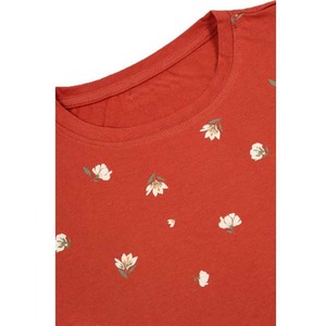 Camiseta de manga corta para mujer con estampado gráfico bonito en rosa, camiseta informal de algodón con cuello redondo, camiseta de moda de verano, suave y cómoda - Product Image 3
