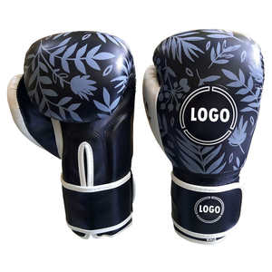 Factory Manufacturing High Quality Leather Boxing Gloves Custom Made Comfortable Breathable <b>Hook</b> Loop Closure Unisex Gloves - Product Image 1