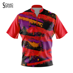 Maillots de bowling personnalisés pour hommes et femmes, vêtements d'équipe personnalisés, polo antibactérien, séchage rapide, 100% polyester - Product Image 3