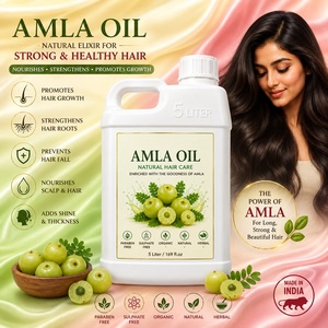 Huile pour le visage vierge pressée à froid non raffinée, huile de croissance des cheveux 100% pure naturelle, huile de graines d'Amla biologique - Product Image 1