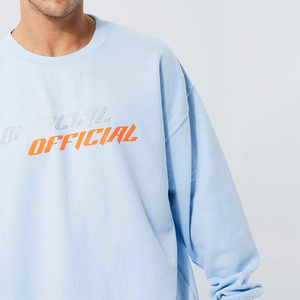 Sudaderas de Algodón de Alta Calidad de 500 g/m² para Hombre, Impresión y Bordado Personalizados, Sudadera de Cuello Redondo, Venta Caliente de Fábrica - Product Image 5