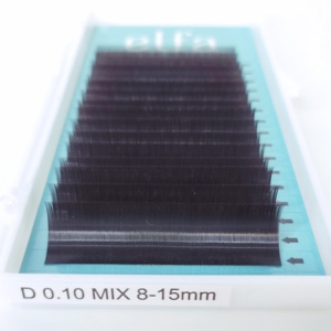 ขนตาต่อขนตาปลอมสีดำด้านขนาด0.15มม. 6-16แถวต่อขนตาปลอมพร้อม0.05 D Curl - Product Image 4