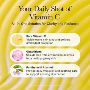 Arencia Vitamin C Booster Shot <b>Face</b> & Eye Cream Moisturizer 30ml Tube for Radiance & Boosting - Product Image 4