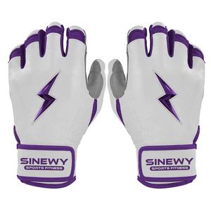 Gants de frappe en cuir SINEWY beiges, durables, pour l'entraînement, ambidextres, fermeture auto-agrippante, unisexe adulte - Product Image 4
