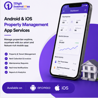 Développement de sites web immobiliers professionnels // Services d'applications de gestion immobilière pour MAC/Linux 2digitinnovations (Modèle