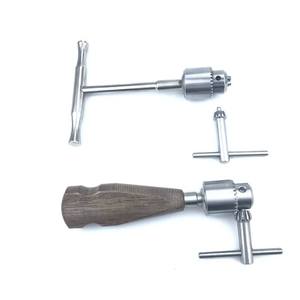 Wood Handle Cannulated Instrument for Manual Power Source Multifunctional Orthopedic Premium <b>Hand</b> <b>Drill</b> with Stainless Steel - Product Image 1