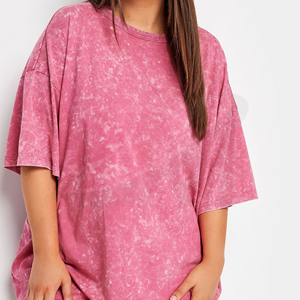 T-shirt surdimensionné personnalisé pour femme en coton premium, coupe décontractée, style streetwear, fabricant et fournisseur OEM ODM - Product Image 1
