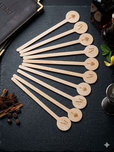 Agitadores de Café de Madera Ecológicos Modernos, Palitos Desechables para Café, Té y Bebidas, Proveedor OEM para Cafeterías y Restaurantes - Product Image 4