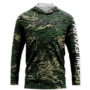 Custom Camouflage Fishing <b>Hoodie</b> Long Sleeve Breathable Quick Dry Outdoor Angler Shirt Summer Hiking Wear <b>UV</b> Blocking 2026 OEM - Product Image 3
