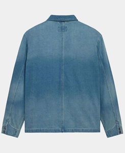 Chaquetas de Mezclilla Casuales Transpirables de Invierno para Hombre de Primera Calidad con Botón Único, Servicio OEM, Impresión Personalizada y Bordado - Product Image 2