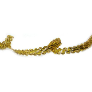 <b>Lace</b> Trim Polyester Braided Ribbon 1cm Gold and Silver Wire Sewing Crafts for Clothing Accessories <b>Curtains</b> <b>Lace</b> Trimming - Product Image 1