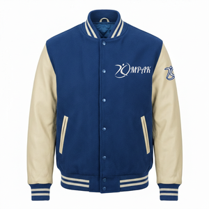 Vêtements en gros de style américain professionnel avec doublure matelassée et broderies durables pour l'université - Product Image 1