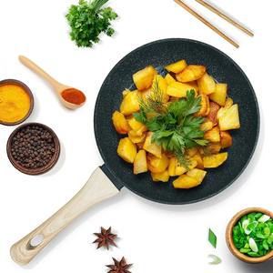 Sartén de Hierro Fundido Pre-Sazonada, Sartén Antiadherente de Alta Resistencia, Apta para Horno de Inducción, Utensilios de Cocina - Product Image 1