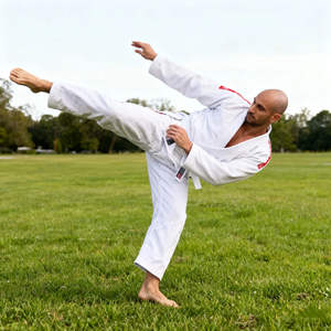 Conjunto de Gi de Artes Marciales para Hombre, Personalizado con Logotipo, Impresión Serigráfica, 100% Algodón, Ligero/Ecológico, Duradero, Logotipo Frontal - Product Image 5