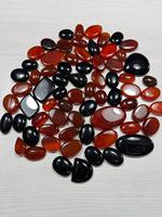 Onyx Hakik Merah Hitam Berkualitas Tinggi Berkilauan, Batu Permata Lepas Murni Alami Untuk Perhiasan Mewah Dengan Harga Terbaik Dari Produsen