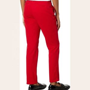 Pantalon chino pour homme avec logo personnalisé, coton coloré, élasthanne, respirant, coupe droite, pantalon chino pour affaires, mariage - Product Image 4