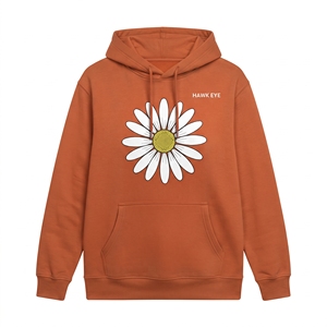Sudadera con Capucha para Mujer con Estampado de Girasoles, Sudadera Personalizada por Sublimación, Estampado Floral con Bolsillo Canguro, Ropa Casual - Product Image 4