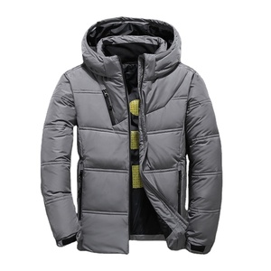 Veste matelassée pour homme, nouvelle collection hiver 2025, logo personnalisé, surdimensionnée, col montant, imperméable - Product Image 6