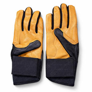 Gants de frappe de baseball en cuir Cabretta de haute qualité, rouge et blanc, les plus vendus, couleur personnalisable - Product Image 6