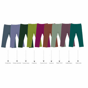 Leggings en coton pour tout-petits, doux et respirants, en coton ou en coton de bambou 95% avec 5% d'élasthanne - Product Image 6