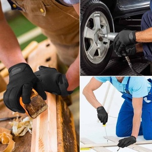 Top Quality <b>Synthetic</b> <b>Leather</b> Amara Mechanic Work Gloves Industrial Hand Protection Anti Static Heat Resistant Durable Gloves - Product Image 4
