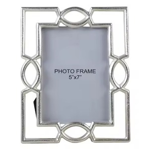 Luxury Touch Metal Glass Photo <b>Frame</b> Elegant <b>Picture</b> Display Contemporary Interior - Product Image 3