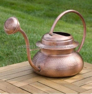 Bote de agua de cobre de gran capacidad para servir agua en interiores y exteriores con beneficios para la salud y diseño antiguo atemporal - Product Image 4