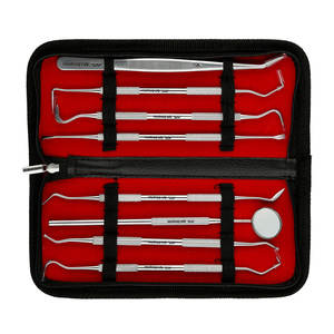 Instruments dentaires en acier inoxydable pour le nettoyage et le remplissage des dents, outils dentaires pour les soins bucco-dentaires, le détartrage et les procédures restauratives - Product Image 2