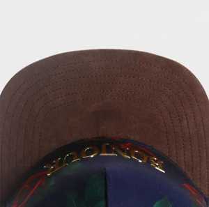 <b>Puff</b> Printed Floral Pattern Hip Hop Style Unisex Adjustable Fit Polyester Breathable Snapback Cap for Spring Summer Casual Wear - Product Image 5