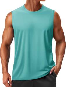 Nouveaux débardeurs sans manches pour hommes 2026, séchage rapide, protection solaire UPF 50+, pour la gym et l'entraînement musculaire - Product Image 4