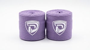 ผ้าพันมือฝ้ายสีม่วงสำหรับฝึกซ้อมมวย ไซส์ L สวมใส่สบาย - Product Image 1