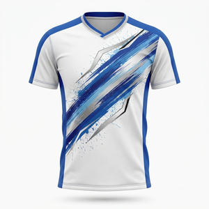 T-shirt de sport personnalisé par sublimation, maillot de performance respirant à séchage rapide, vêtements de sport pour la course à pied, le fitness et le cyclisme - Product Image 5
