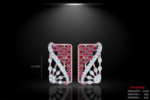 จี้ทองคำแท้ชุบทอง 14KT ได้รับการรับรองจาก IGI ประดับเพชรธรรมชาติทรงบริลเลียนต์ น้ำหนัก 1.01 กะรัต สี FG ความสะอาดระดับ VVS-VS เครื่องประดับอันหรูหรา - Product Image 4