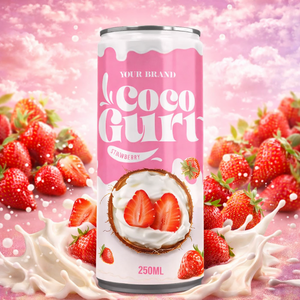 Fabricant vietnamien OEM, boisson au yaourt de noix de coco 250 ml |   Boisson au lait de coco aromatisé |   Marque privée certifiée HALAL - Product Image 4
