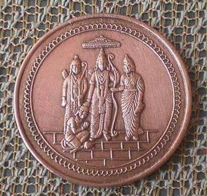 Moneda Circular de Cobre Grabada con Retrato, Diseño Tradicional de Costumbres Extranjeras, Decoración Art Deco para Piso, Decoración para el Hogar Personalizada - Product Image 1
