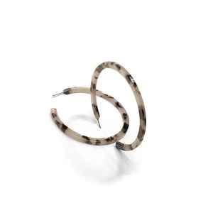 Ivory Tortoise Craft Hoop Earrings Leopard Pattern Craft Hoops <b>Resin</b> Craft Hoop Earrings Handcrafted <b>Resin</b> Hoop <b>Resin</b> <b>Crafts</b> - Product Image 1